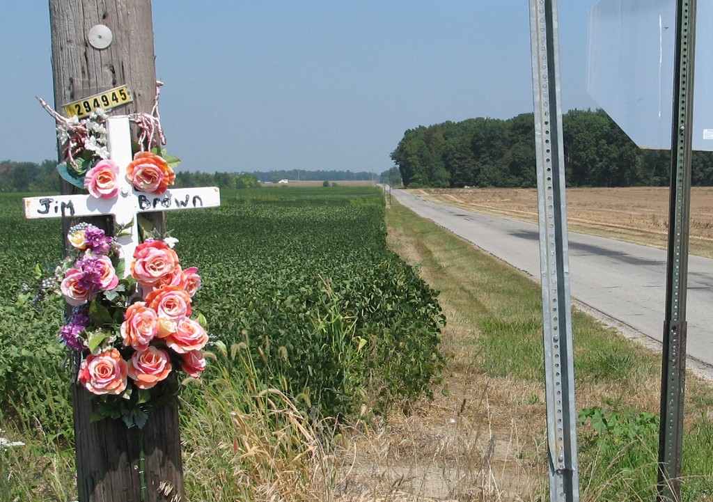 Roadside Memorial Crosses