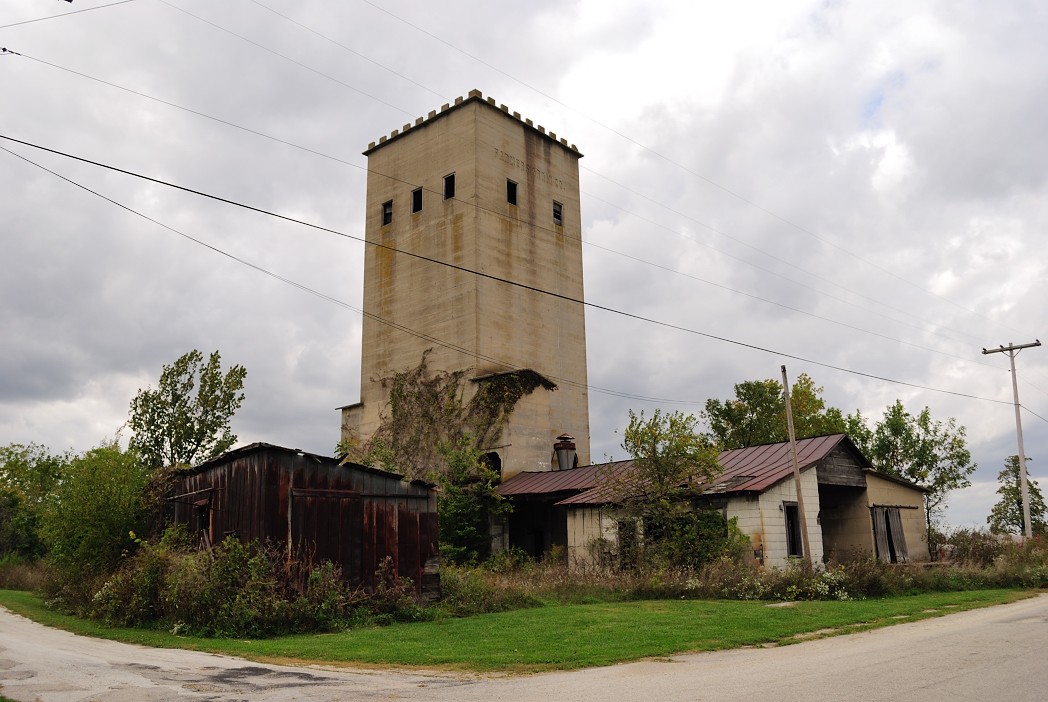 grain elevator in Carlos,